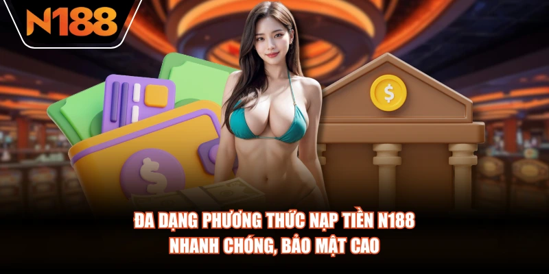 Rút tiền N188 qua 3 phương thức tiện lợi và bảo mật cao